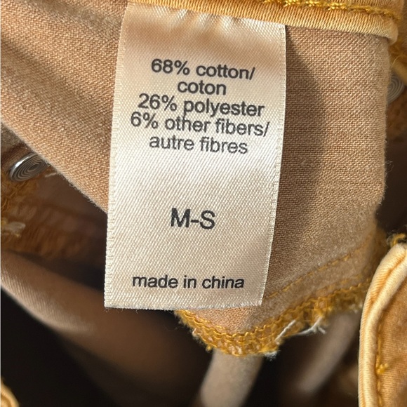 Maurices Women's Gold ankle length jeggings - Picture 3 of 4